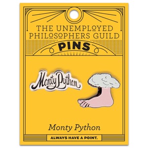 Unemployed Philosophers Guild Enamel Pins Monty Python & Foot