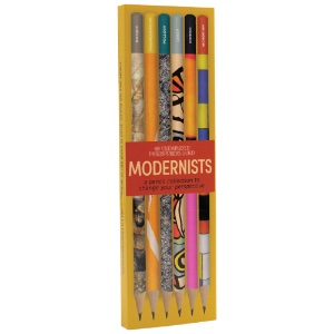Unemployed Philosophers Guild Artist Pencil 6 Set Modernists