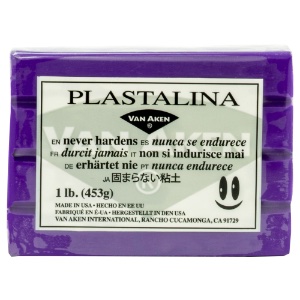 Van Aken Plastalina Non-Hardening Modeling Clay 1lb Violet