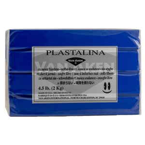 Van Aken Plastalina Non-Hardening Modeling Clay 4.5lb Ultramarine Blue