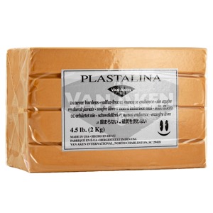 Van Aken Plastalina Non-Hardening Modeling Clay 4.5lb Beige