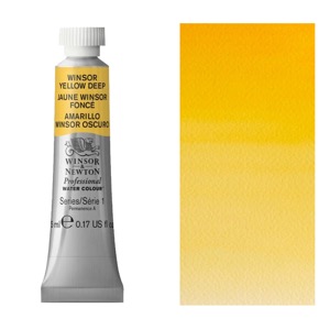 Winsor & Newton Professional Watercolour 5ml Winsor Yellow Deep