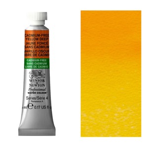 Winsor & Newton Professional Watercolour 5ml Cadmium-Free Yellow Deep