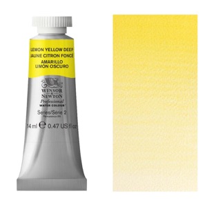 Winsor & Newton Professional Watercolour 14ml Lemon Yellow Deep