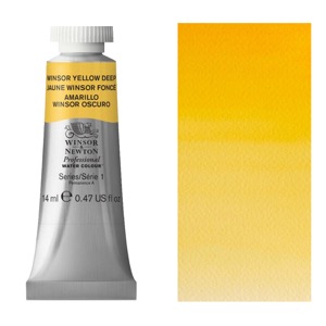 Winsor & Newton Professional Watercolour 14ml Winsor Yellow Deep