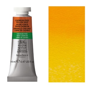 Winsor & Newton Professional Watercolour 14ml Cadmium-Free Yellow Deep
