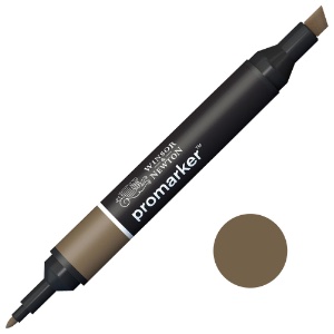 Winsor & Newton Promarker Twin Tip Alcohol Marker Umber