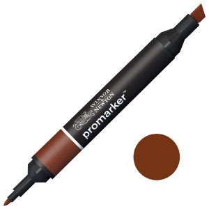 Winsor & Newton Promarker Twin Tip Alcohol Marker Walnut