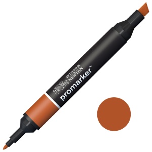 Winsor & Newton Promarker Twin Tip Alcohol Marker Terracotta