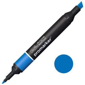 Winsor & Newton Promarker Twin Tip Alcohol Marker True Blue