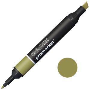 Winsor & Newton Promarker Twin Tip Alcohol Marker Olive Green