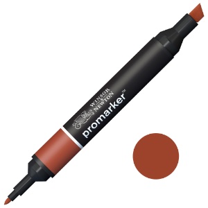 Winsor & Newton Promarker Twin Tip Alcohol Marker Cedar Brown