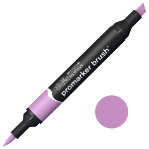 Winsor & Newton Promarker Brush Twin Tip Alcohol Marker Wild Orchid