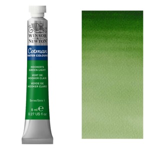 Winsor & Newton Cotman Watercolour 8ml Hooker's Green Light