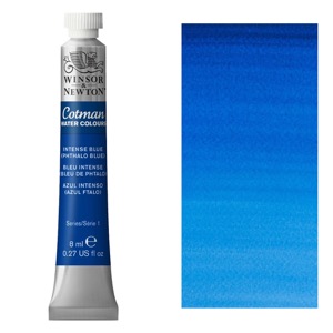 Winsor & Newton Cotman Watercolour 8ml Intense Blue (Phthalo Blue)