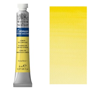 Winsor & Newton Cotman Watercolour 8ml Lemon Yellow Hue