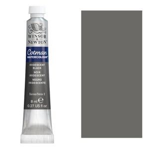 Winsor & Newton Cotman Watercolour 8ml Iridescent Black