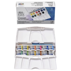 Winsor & Newton Cotman Watercolour Palette Pocket Set