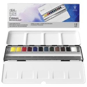 Winsor & Newton Cotman Watercolour Customisable Travel Tin