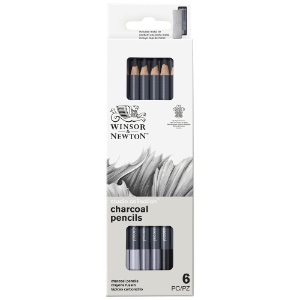 Winsor & Newton Studio Charcoal Pencil 6 Set
