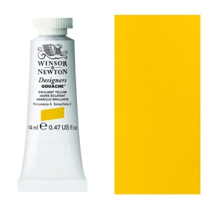 Winsor & Newton Designers' Gouache 14ml Brilliant Yellow