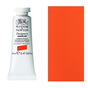 Winsor & Newton Designers' Gouache 14ml Cadmium Scarlet