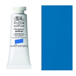 Winsor & Newton Designers' Gouache 14ml Cerulean Blue