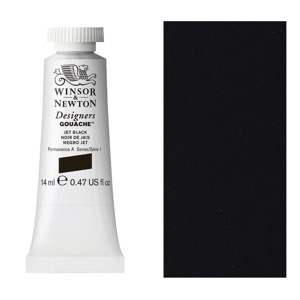 Winsor & Newton Designers' Gouache 14ml Jet Black