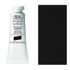 Winsor & Newton Designers' Gouache 14ml Lamp Black