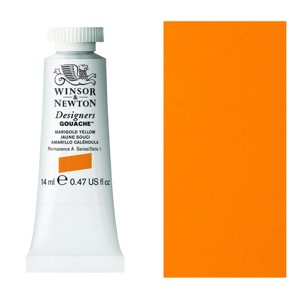 Winsor & Newton Designers' Gouache 14ml Marigold Yellow