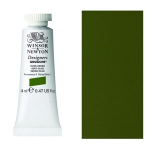 Winsor & Newton Designers' Gouache 14ml Olive Green