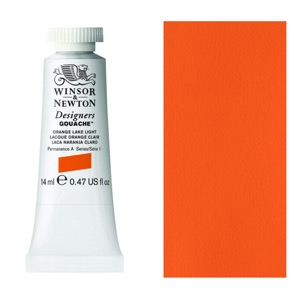 Winsor & Newton Designers' Gouache 14ml Orange Lake Light