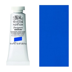 Winsor & Newton Designers' Gouache 14ml Ultramarine Blue (Green Shade)