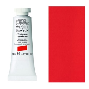 Winsor & Newton Designers' Gouache 14ml Winsor Red