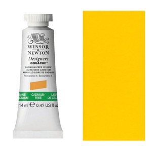 Winsor & Newton Designers' Gouache 14ml Cadmium-Free Yellow