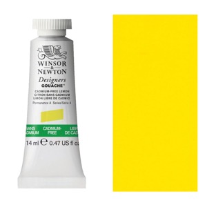 Winsor & Newton Designers' Gouache 14ml Cadmium-Free Lemon