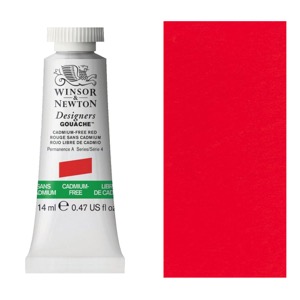 Winsor & Newton Designers' Gouache 14ml Cadmium-Free Red
