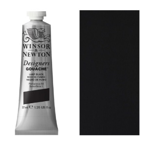 Winsor & Newton Designers' Gouache 37ml Lamp Black