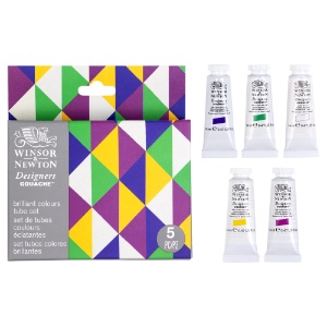 Winsor & Newton Designers Gouache 5 x 14ml Brilliant