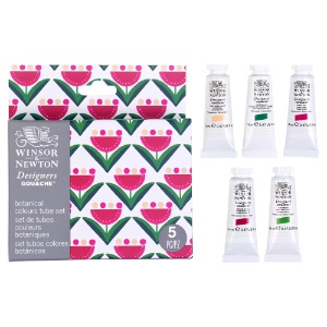Winsor & Newton Designers Gouache 5 x 14ml Botanical
