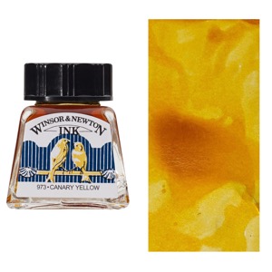 Winsor & Newton Drawing Ink 14ml Canary Yellow