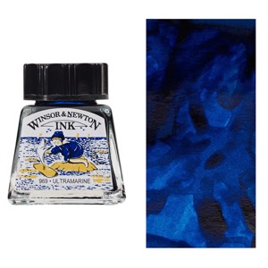 Winsor & Newton Drawing Ink 14ml Ultramarine Blue