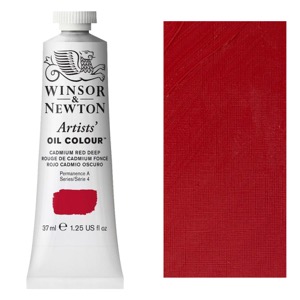 Winsor & Newton Artists' Oil Colour 37ml Cadmium Red Deep