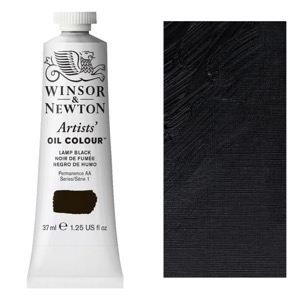 Winsor & Newton Artists' Oil Colour 37ml Lamp Black