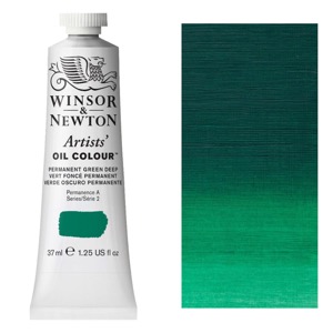 Winsor & Newton Artists' Oil Colour 37ml Permanent Green Deep