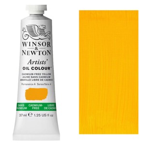 Winsor & Newton Artists' Oil Colour 37ml Cadmium-Free Yellow
