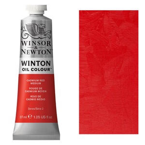 Winsor & Newton Winton Oil Colour 37ml Cadmium Red Medium