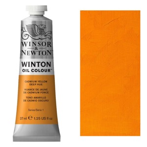 Winsor & Newton Winton Oil Colour 37ml Cadmium Yellow Deep Hue