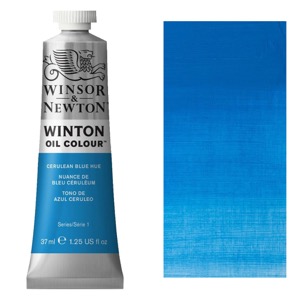 Winsor & Newton Winton Oil Color 37ml Cerulean Blue Hue