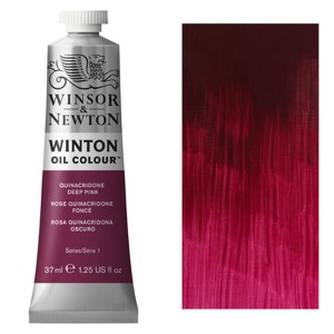 Winsor & Newton Winton Oil Colour 37ml Quinacridone Deep Pink
